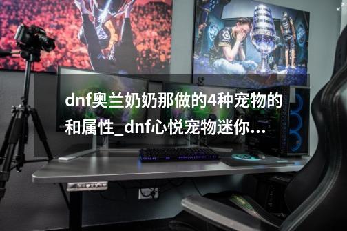 dnf奥兰奶奶那做的4种宠物的和属性_dnf心悦宠物迷你寒冰虎-第1张-游戏相关-拼搏