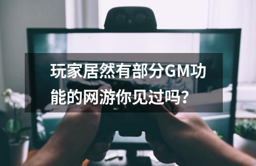 玩家居然有部分GM功能的网游你见过吗？-第1张-游戏相关-拼搏