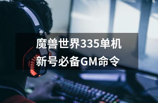 魔兽世界335单机新号必备GM命令-第1张-游戏相关-拼搏