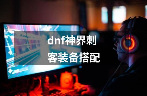 dnf神界刺客装备搭配-第1张-游戏相关-拼搏