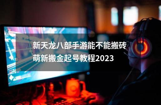 新天龙八部手游能不能搬砖 萌新搬金起号教程2023-第1张-游戏相关-拼搏