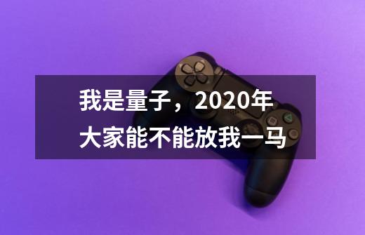 我是量子，2020年大家能不能放我一马-第1张-游戏相关-拼搏