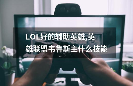 LOL好的辅助英雄,英雄联盟韦鲁斯主什么技能-第1张-游戏相关-拼搏