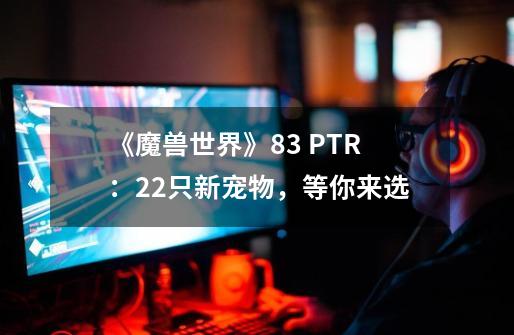 《魔兽世界》8.3 PTR：22只新宠物，等你来选-第1张-游戏相关-拼搏