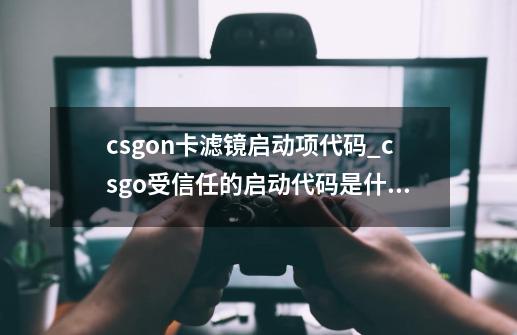 csgon卡滤镜启动项代码_csgo受信任的启动代码是什么-第1张-游戏相关-拼搏