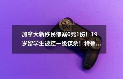 加拿大新移民惨案6死1伤！19岁留学生被控一级谋杀！特鲁多震惊-第1张-游戏相关-拼搏