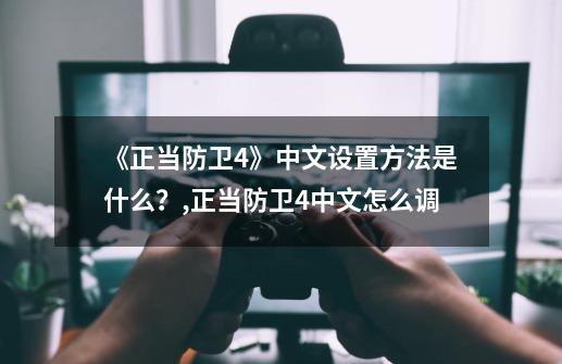 《正当防卫4》中文设置方法是什么？,正当防卫4中文怎么调-第1张-游戏相关-拼搏